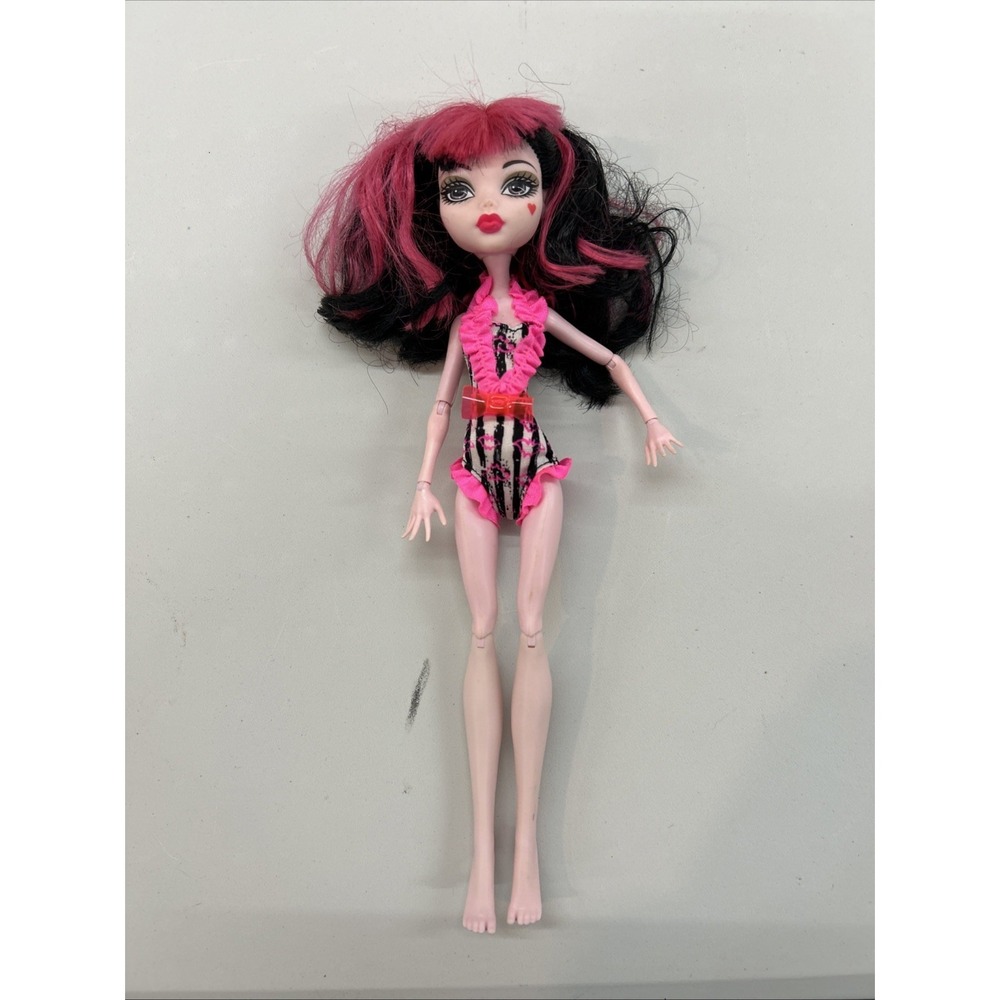 2013 Monster High Draculaura No Fangs Make Splash SWIM CLASS Beach Beasties Doll